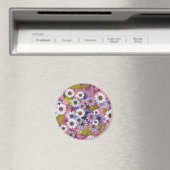 Blumenmuster 1 magnet (In Situ (Geschirrspüler))