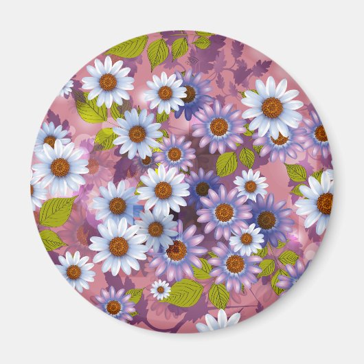 Blumenmuster 1 magnet (Vorne)