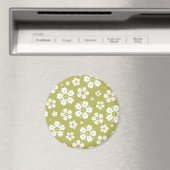 Blumenmuster 1 magnet (In Situ (Geschirrspüler))