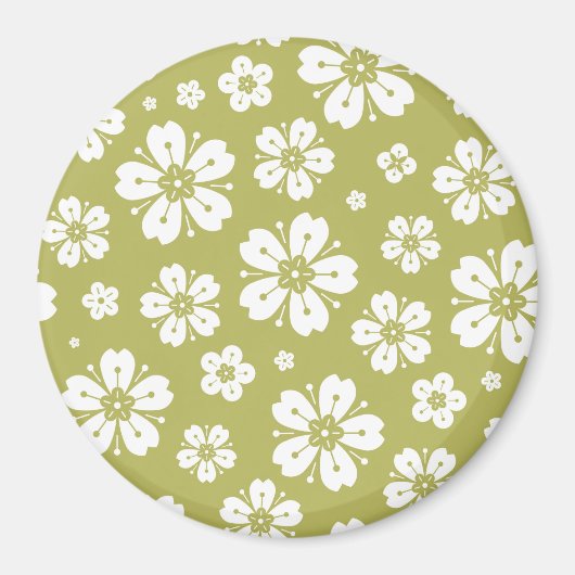 Blumenmuster 1 magnet (Vorne)