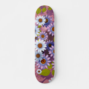 Blumenmuster 1 skateboard