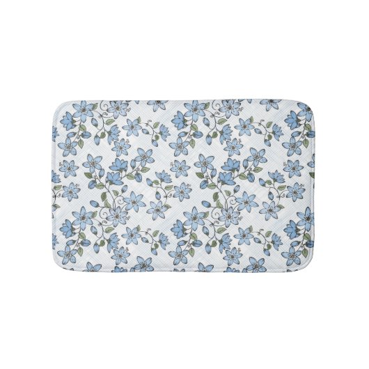 Blumenmuster 2 2 badematte (Vorderseite)