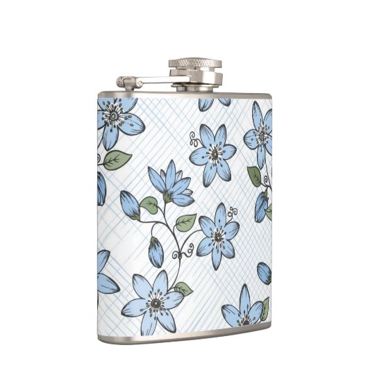 Blumenmuster 2 2 flachmann (Rechts)