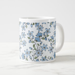 Blumenmuster 2 2 Jumbo-Tasse