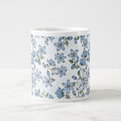 Blumenmuster 2 2 Jumbo-Tasse (Vorderseite)