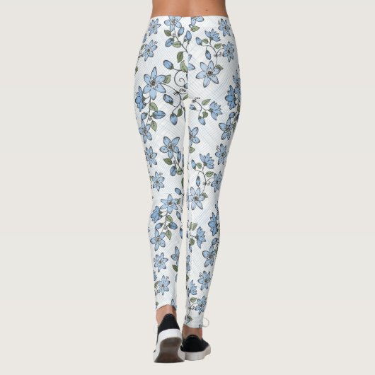 Blumenmuster 2 2 leggings (Rückseite)