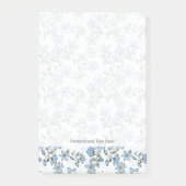 Blumenmuster 2 2 post-it klebezettel (Vorderseite)