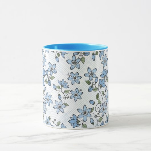 Blumenmuster 2 2 tasse (Zentrum)