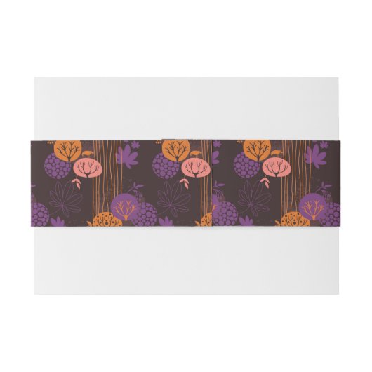 Blumenmuster 2 3 einladungsbanderole (Rückseitenbeispiel)