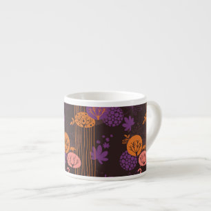 Blumenmuster 2 3 espressotasse