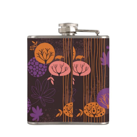 Blumenmuster 2 3 flachmann (Rückseite)