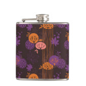 Blumenmuster 2 3 flachmann (Vorderseite)