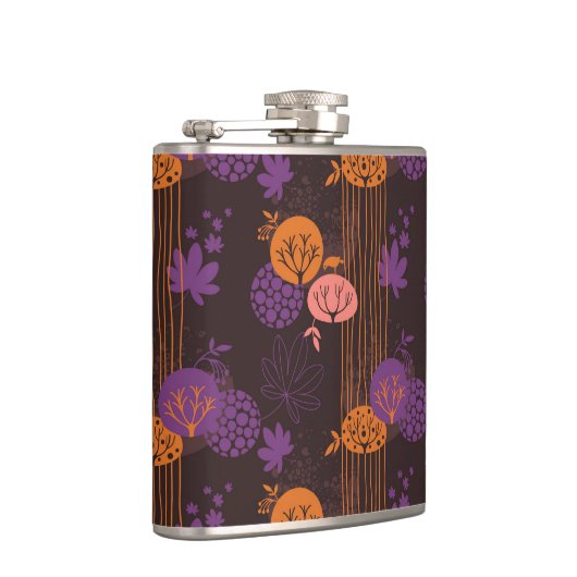 Blumenmuster 2 3 flachmann (Rechts)