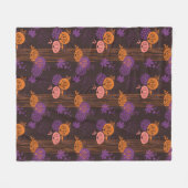 Blumenmuster 2 3 fleecedecke (Vorderseite (Horizontal))