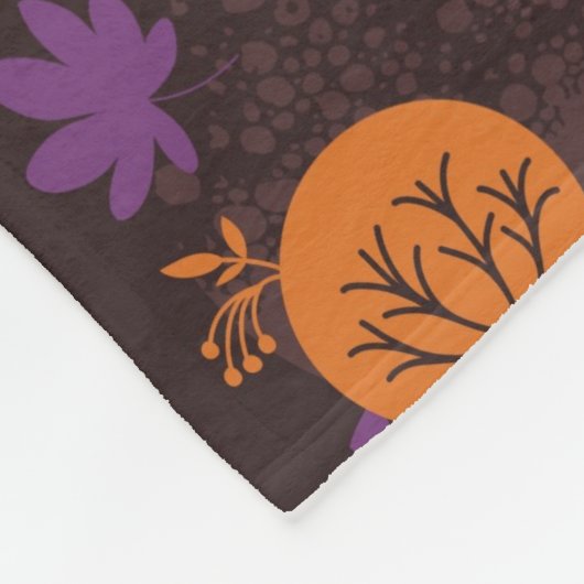 Blumenmuster 2 3 fleecedecke (Ecke)