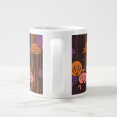 Blumenmuster 2 3 Jumbo-Tasse (Rückseite)