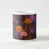 Blumenmuster 2 3 Jumbo-Tasse (Vorderseite)