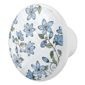 Blumenmuster 2 3 keramikknauf (Rechts)