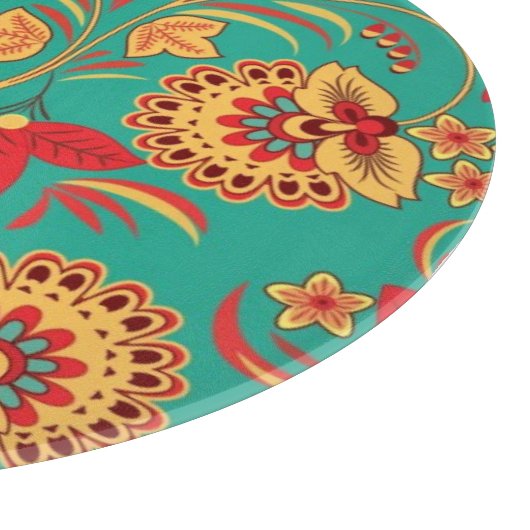 Blumenmuster 2 3 schneidebrett (Ecke)