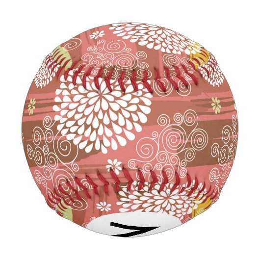 Blumenmuster 2 baseball (Rückseite)