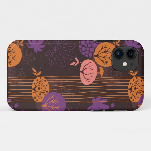 Blumenmuster 2 Case-Mate iPhone hülle (Rückseite (Horizontal))