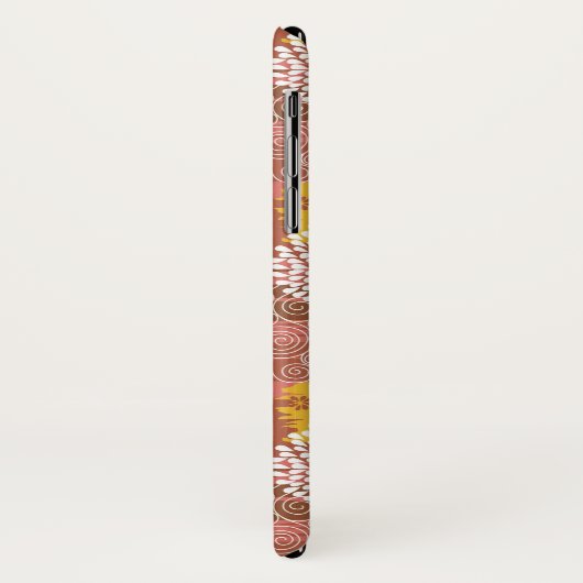 Blumenmuster 2 Case-Mate iPhone hülle (Hinten/Links)