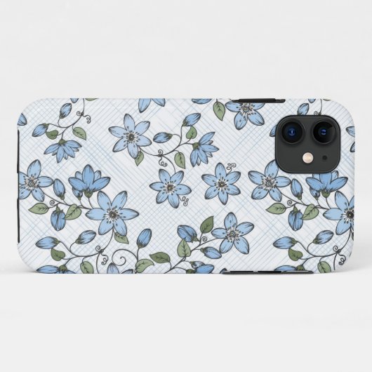 Blumenmuster 2 Case-Mate iPhone hülle (Rückseite (Horizontal))