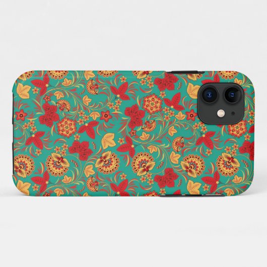 Blumenmuster 2 Case-Mate iPhone hülle (Rückseite (Horizontal))