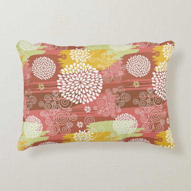 Blumenmuster 2 dekokissen (Vorderseite)