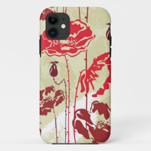 Blumenmuster 2 der abstrakten Eleganz Case-Mate iPhone Hülle