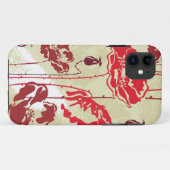 Blumenmuster 2 der abstrakten Eleganz Case-Mate iPhone Hülle (Rückseite (Horizontal))