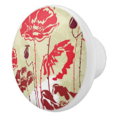 Blumenmuster 2 der abstrakten Eleganz Keramikknauf (Rechts)