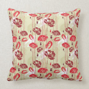 Blumenmuster 2 der abstrakten Eleganz Kissen