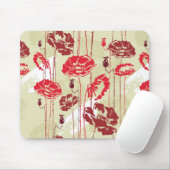 Blumenmuster 2 der abstrakten Eleganz Mousepad (Mit Mouse)