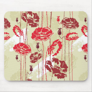 Blumenmuster 2 der abstrakten Eleganz Mousepad