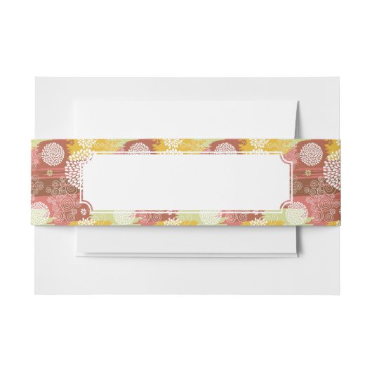 Blumenmuster 2 einladungsbanderole (Vorderseite Beispiel)