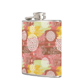 Blumenmuster 2 flachmann (Links)