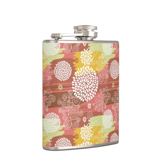 Blumenmuster 2 flachmann (Rechts)