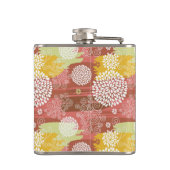 Blumenmuster 2 flachmann (Rückseite)