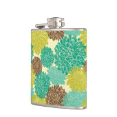 Blumenmuster 2 flachmann (Links)