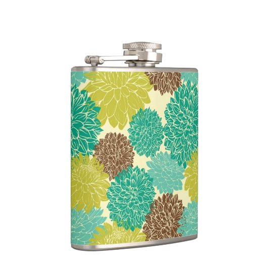 Blumenmuster 2 flachmann (Rechts)