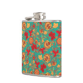 Blumenmuster 2 flachmann (Links)