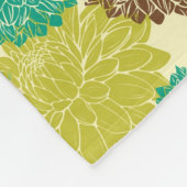 Blumenmuster 2 fleecedecke (Ecke)