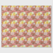 Blumenmuster 2 geschenkpapier (Flach)