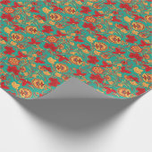 Blumenmuster 2 geschenkpapier (Ecke)