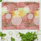 Blumenmuster 2 geschirrtuch (Gefaltet)