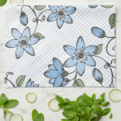 Blumenmuster 2 geschirrtuch (Gefaltet)