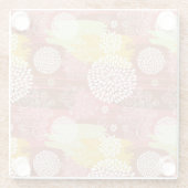 Blumenmuster 2 glasuntersetzer (Rückseite)