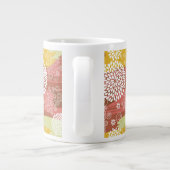 Blumenmuster 2 Jumbo-Tasse (Rückseite)