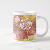 Blumenmuster 2 Jumbo-Tasse (Rechts)